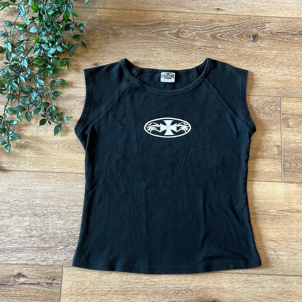 Vintage Chopper Wear Muscle Tee “Live to Ride Ride to Live” Size Medium